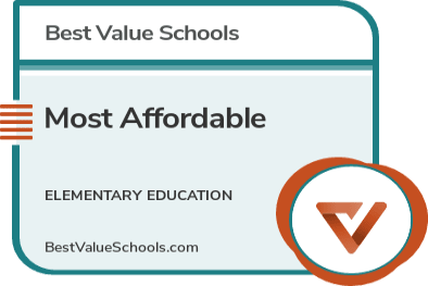 Most Affordable Elementary Education badge